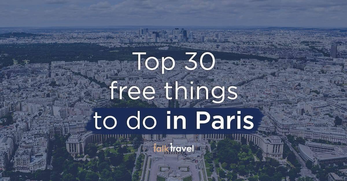 Las mejores 30 cosas gratis para hacer en París