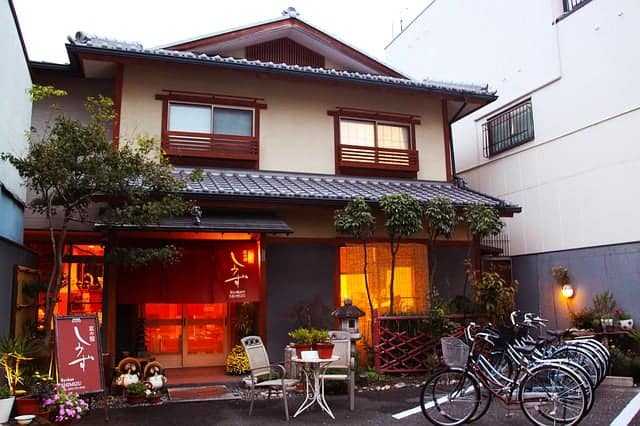 A typical ryokan in Tokyo