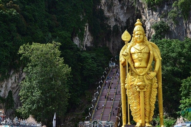 Batu Caves outside Kuala Lumpur