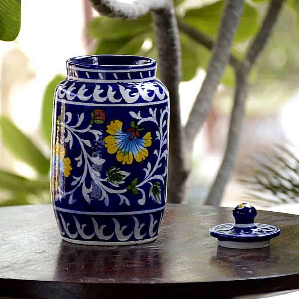 Blue jars from Jaipur