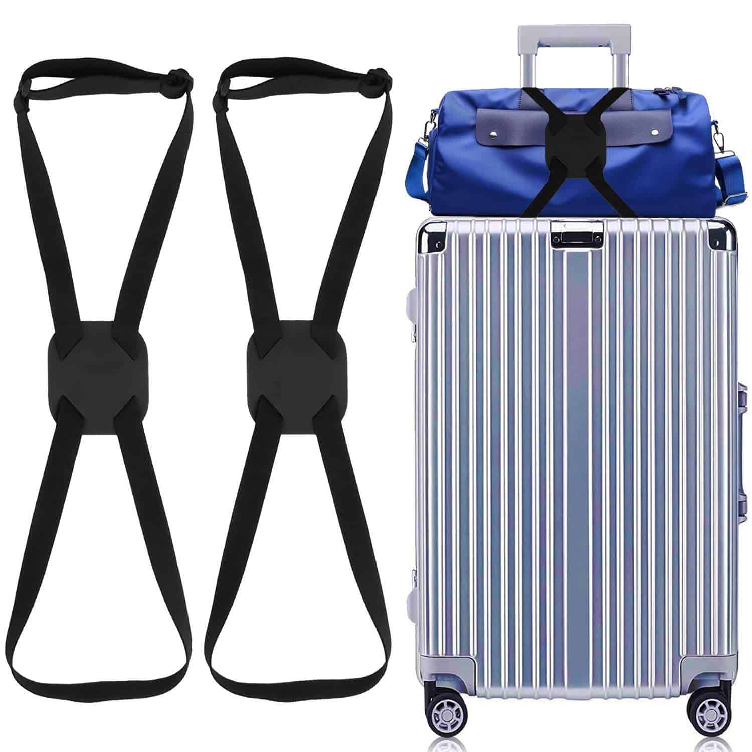 Bungee strap for suitcase