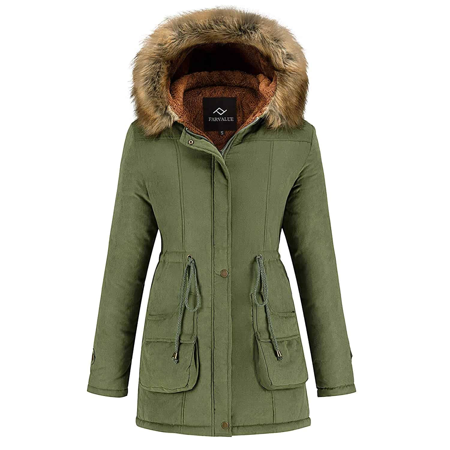 Farvalue Women's Winter Coat Hooded