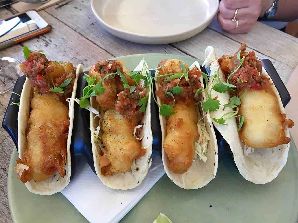 Fish Tacos at Bondi Beach, Sydney, Australia