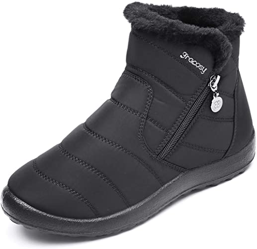 Gracosy Warm Snow Boots 