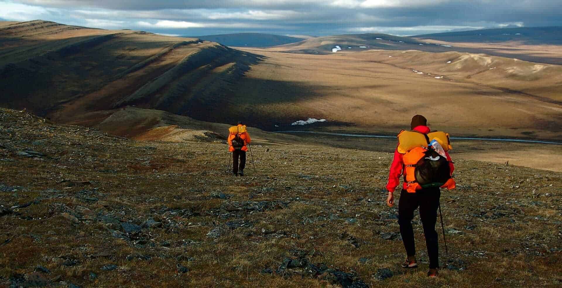 Hiking men