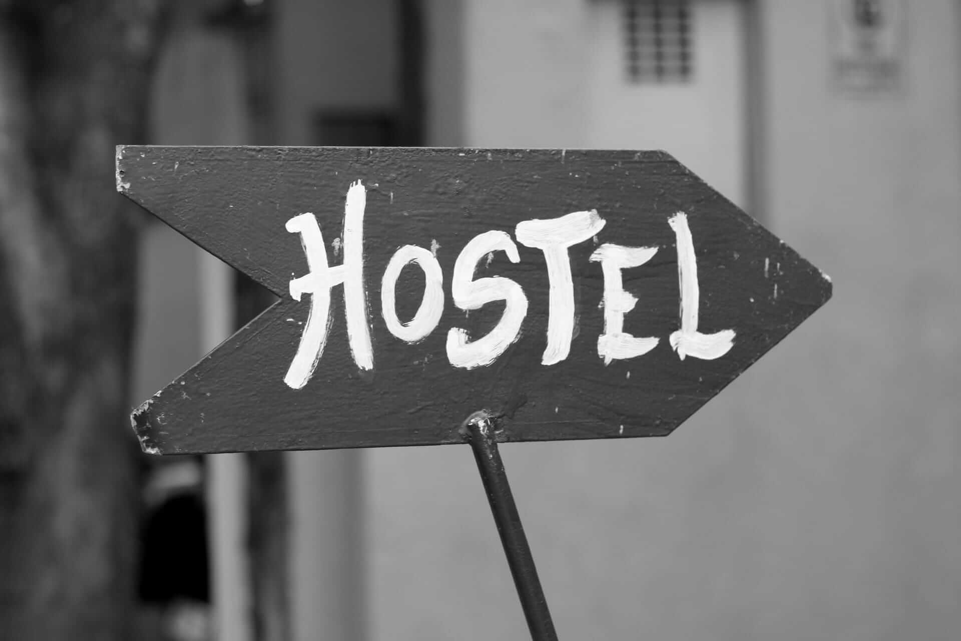 Hostel -signboard