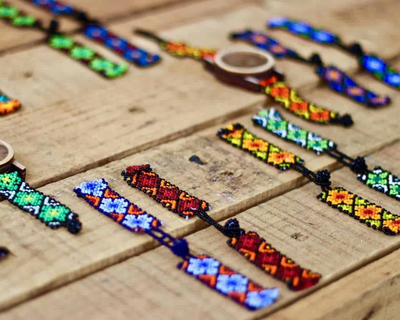 Huichol jewellery - souvenir from Mexico