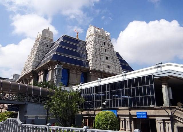 ISKCON temple in Bangalore