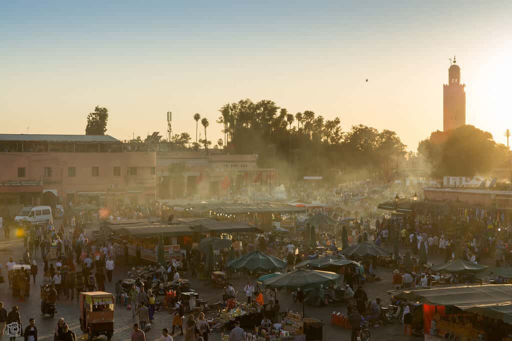 Jemaa el-Fnaa during the day