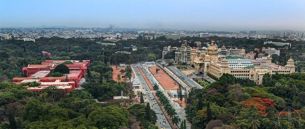 Karnataka High Court and the Vidhana Soudha in Bangalore