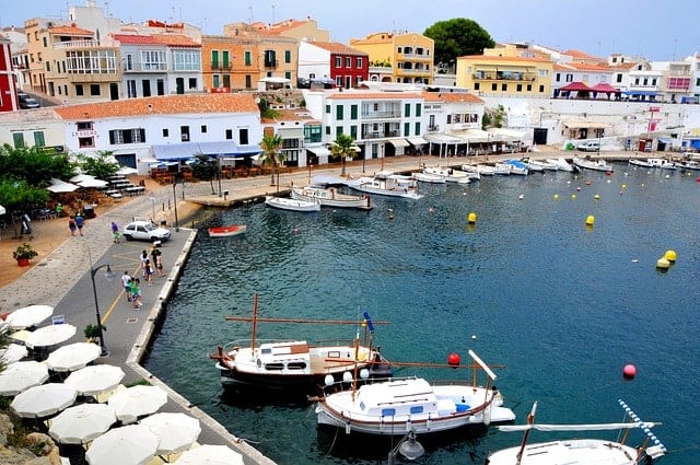 Mahon in Menorca during the day