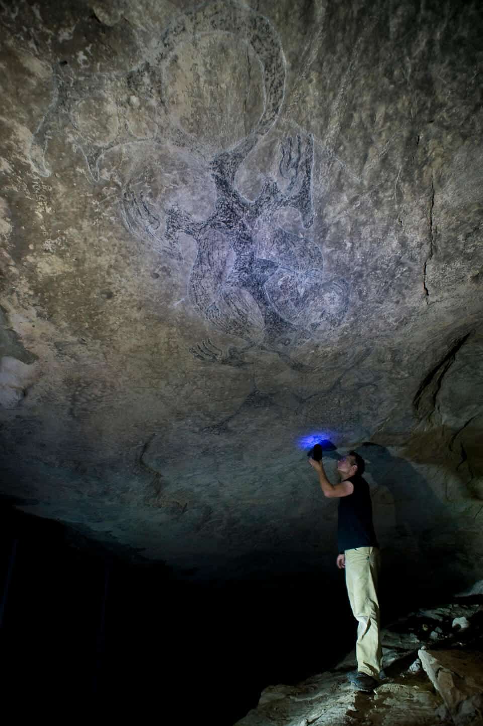 Maori Rock Art, Christchurch, New Zealand