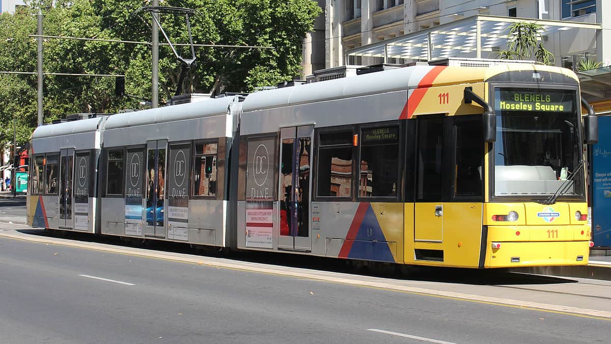 Metro Tram in Adelaide, Australia