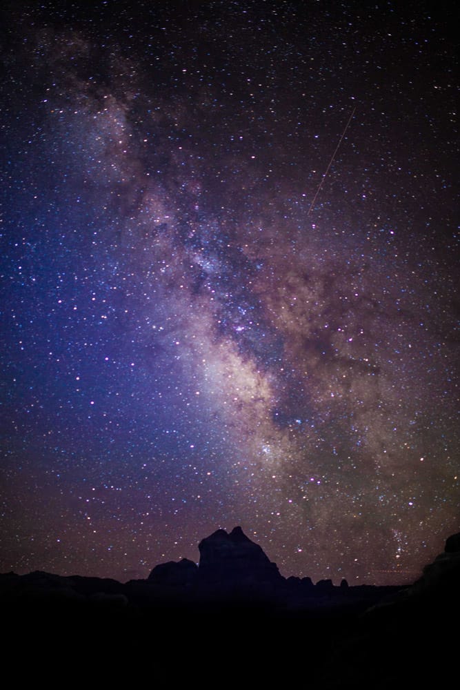 Milky Way above Lost Canyon -Canyonlands National Park