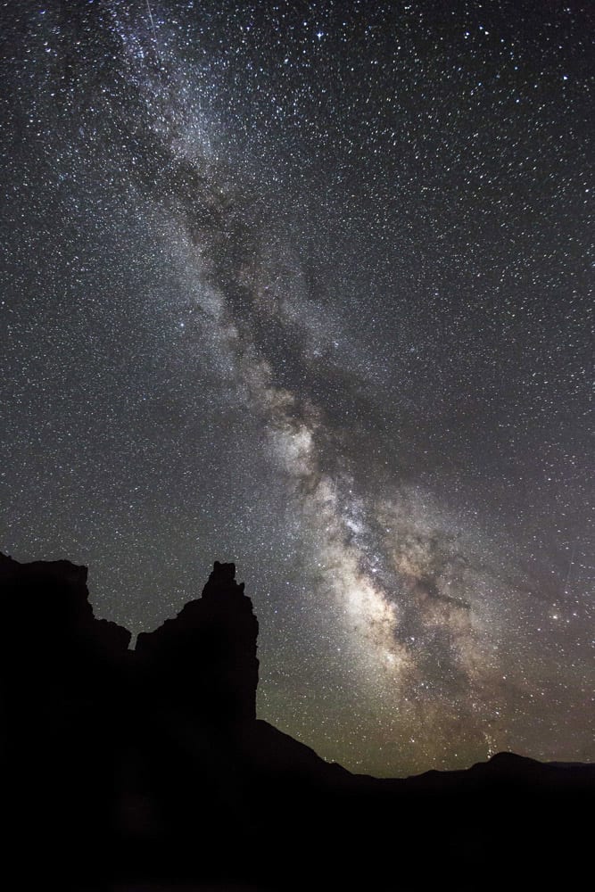 Milky Way over Chimney Rock - Capitol Reef Park