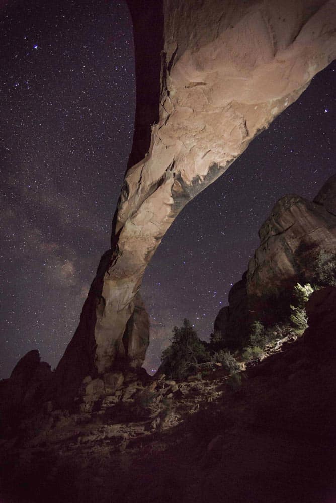 Milky-Way-over-Hickman-Bridg - Capitol-Reef-Park