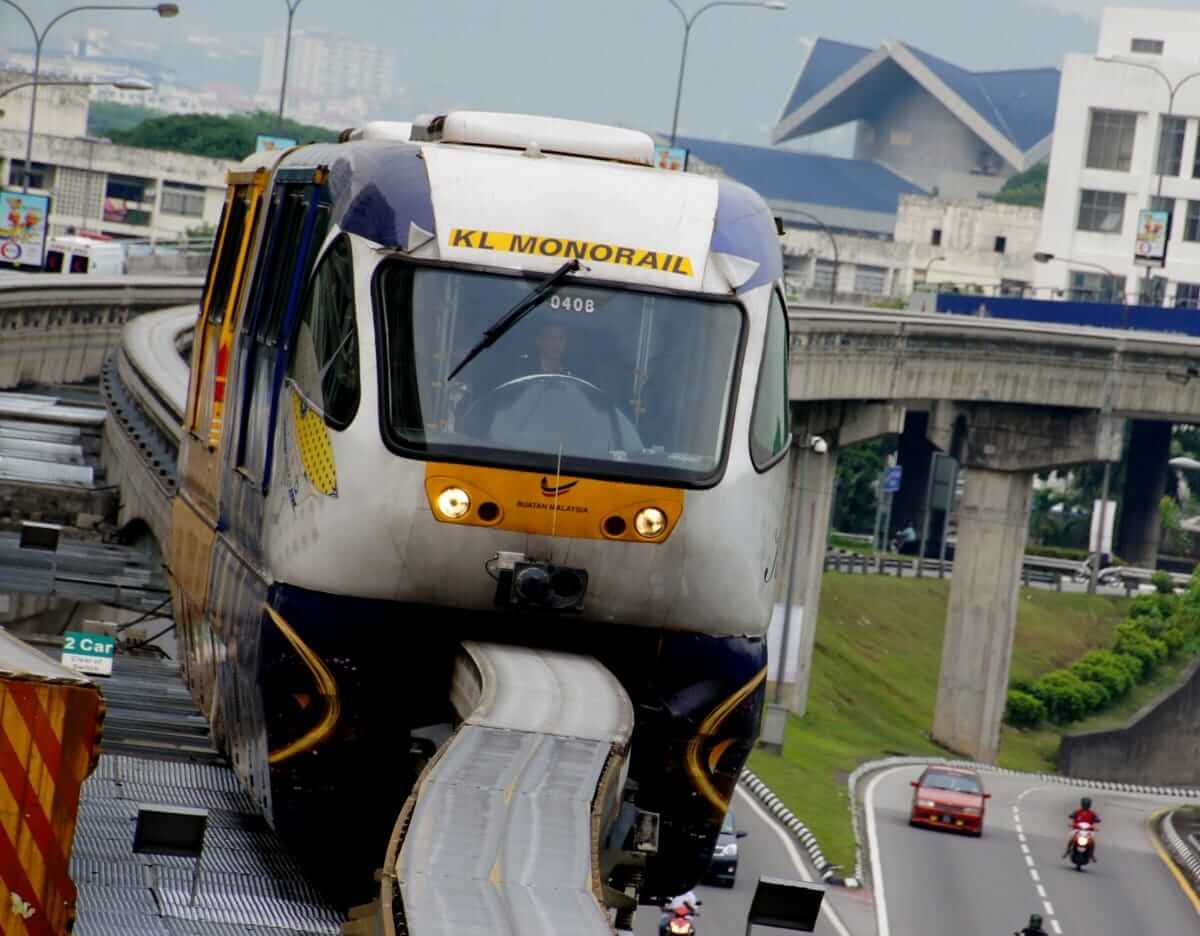 Mono Rail in Kuala Lumpur, Malaysia