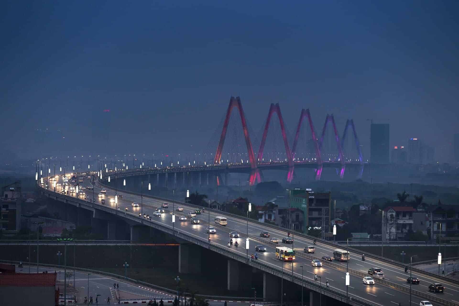 Nhat Tan Bridge, Hanoi, Vietnam