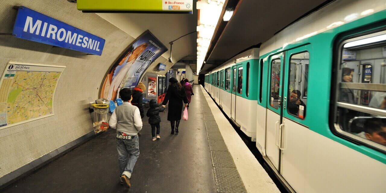 Paris Metro Station