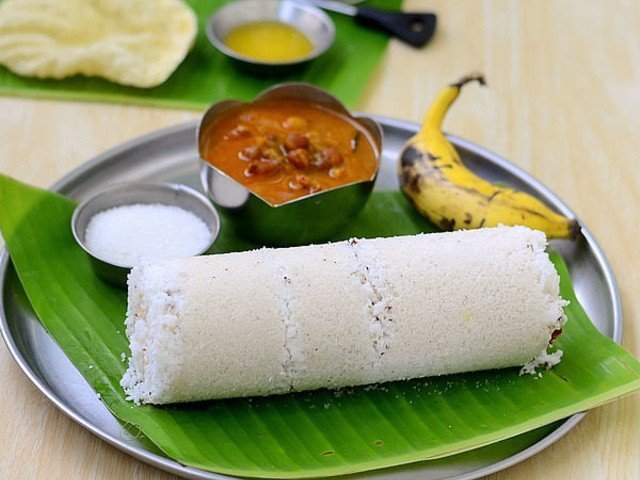 Puttu - Breakfast dish from South India