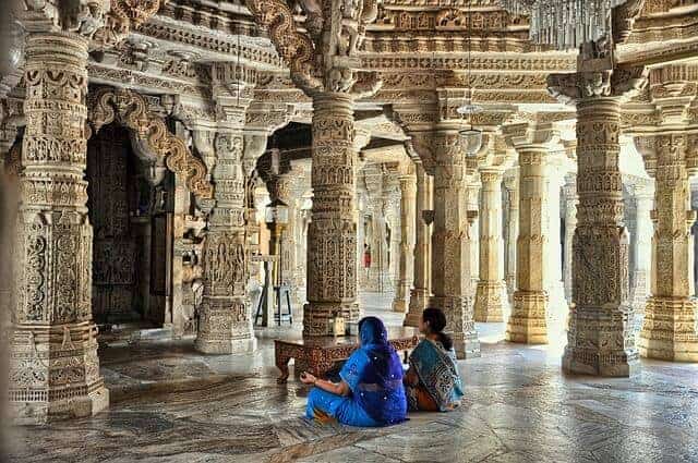 All the pillars in the Ranakpur Jain Temple are unique.