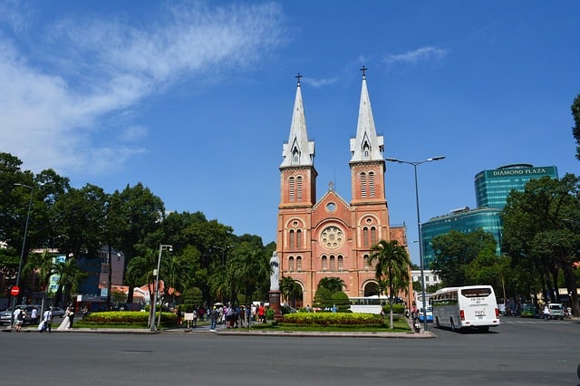 Saigon Notre-Dame Basilica in Ho Chi Minh City