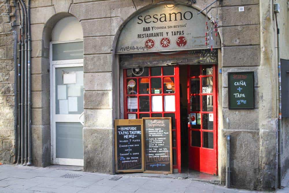 Vegetarian restaurants in Barcelona - Sesamo, Barcelona