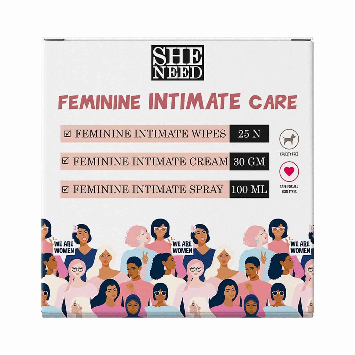 SheNeed Feminine Intimate Care Kit