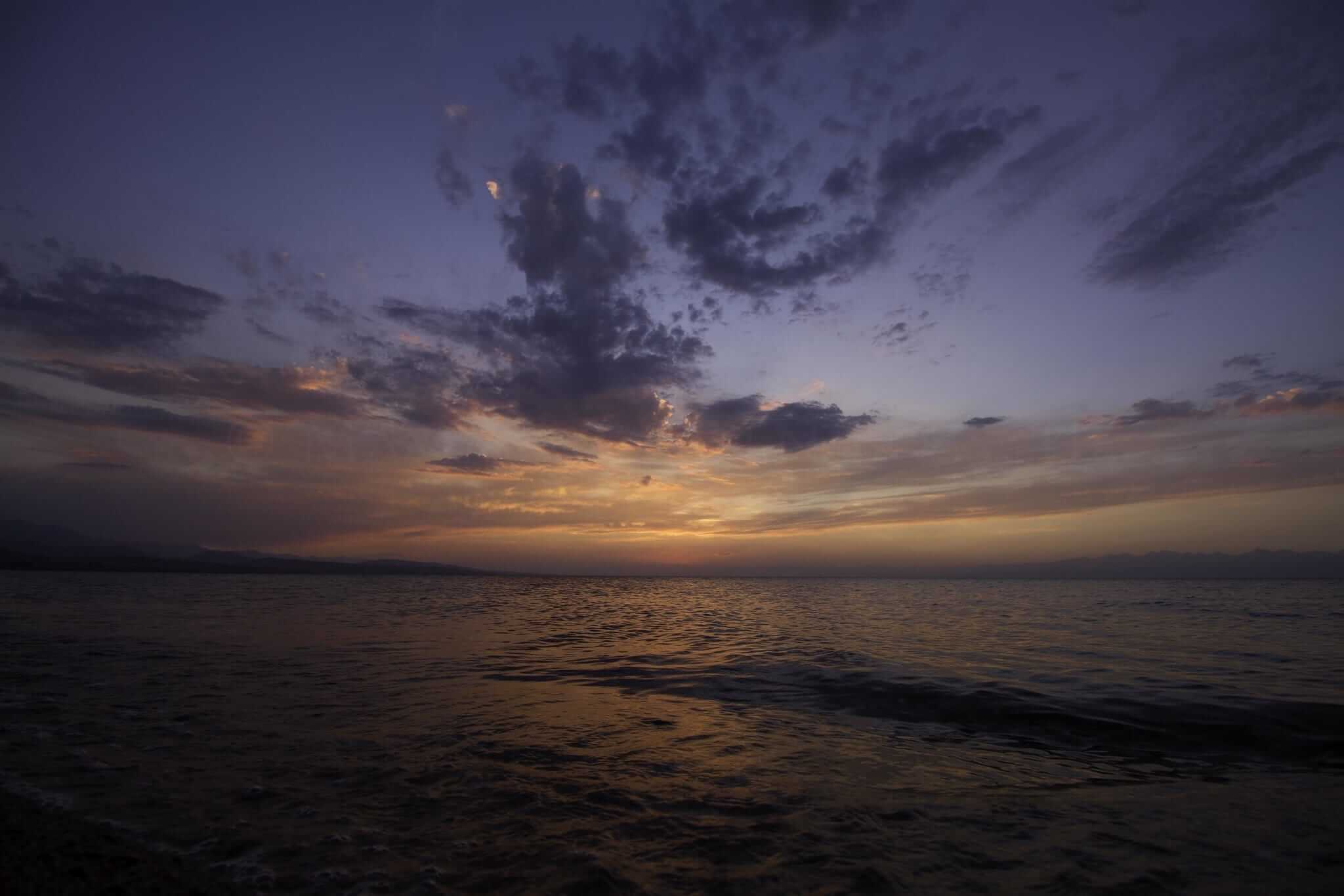 South shore of Issyk-Kul, Kyrgyzstan