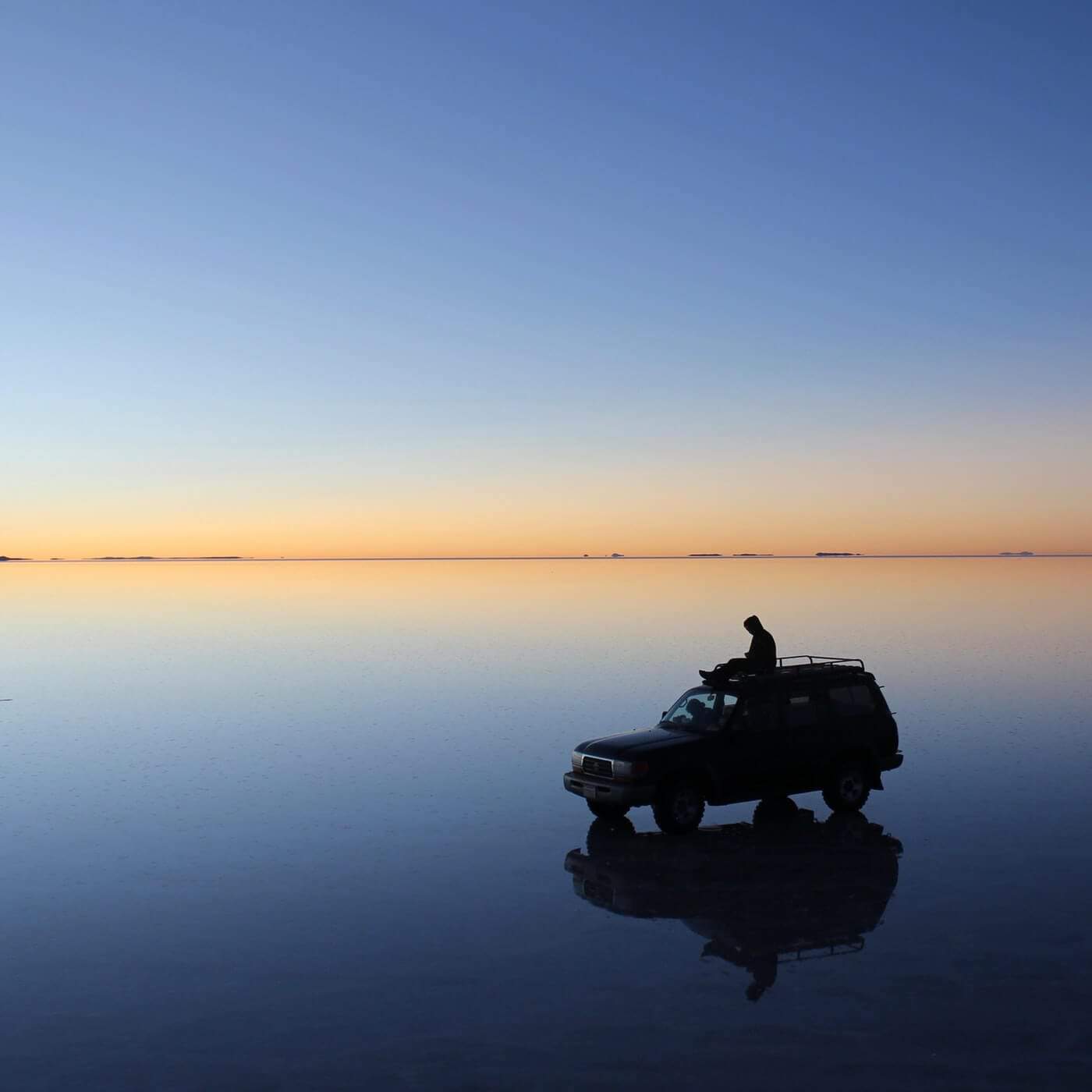 Sunrise at Salar de Uyuni, Bolivia