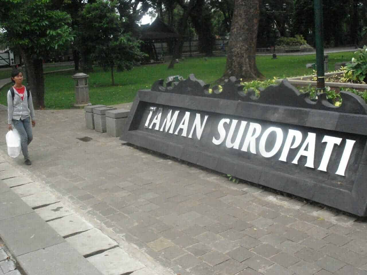 Taman Suropati park, Jakarta, Indonesia