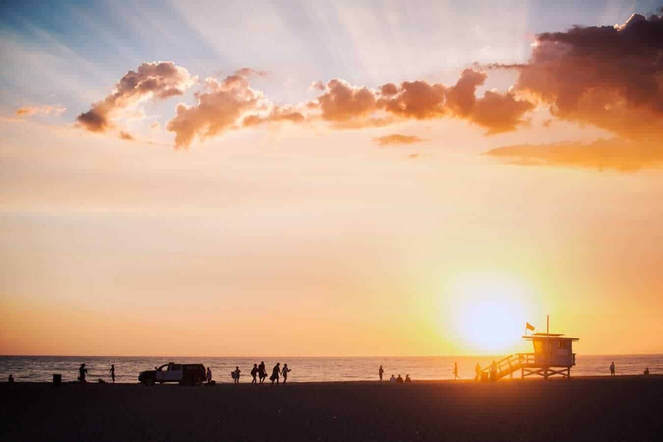 The Venice Beach Boardwalk, Los Angeles guía de viaje de los angeles