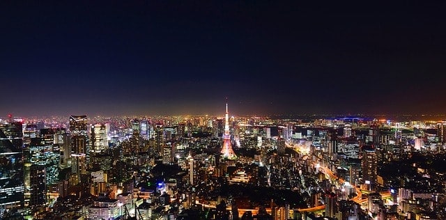 Tokyo in the night