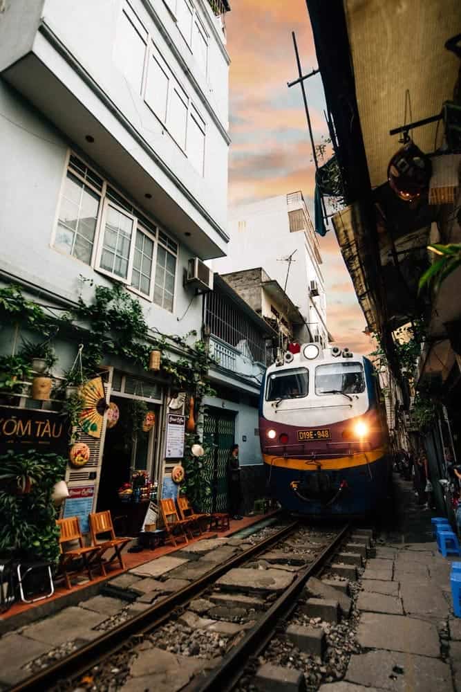 Train Street, Hanoi,Vietnam