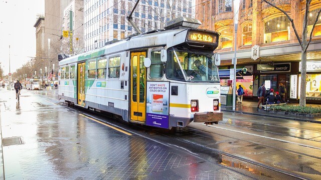 Trams are the best means of public transportation in Melbourne