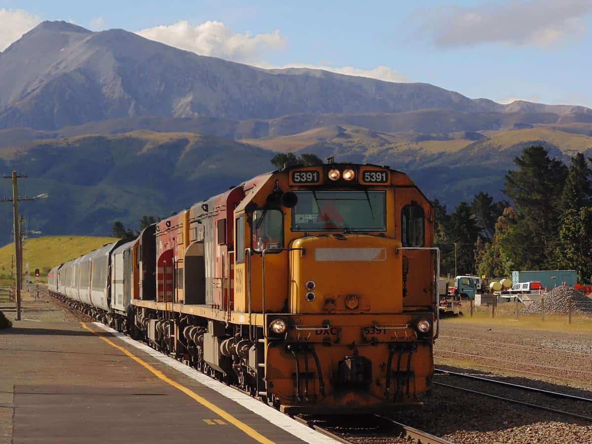 TranzAlpine Train, Christchurch, New Zealand