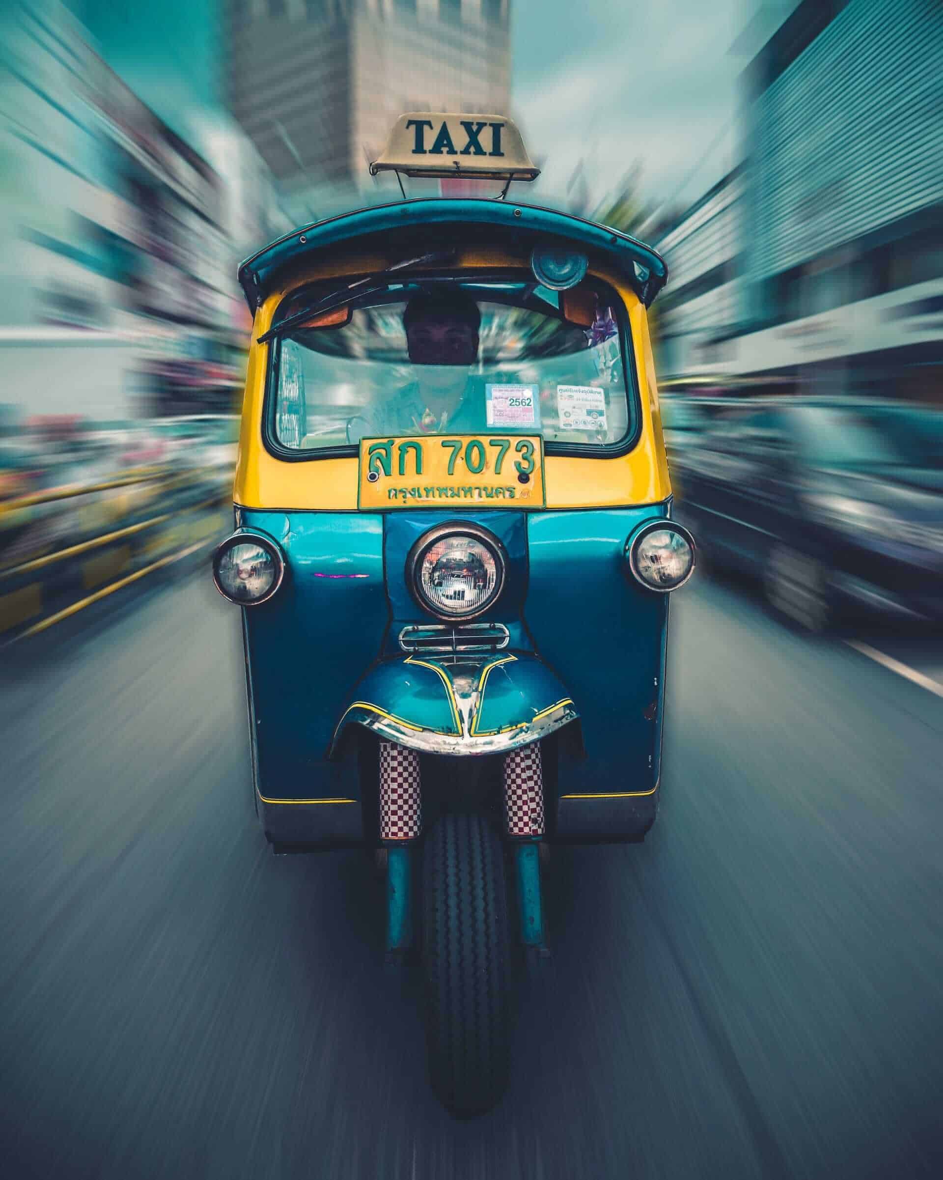 Tuk-Tuk - The special kind of taxis in Bangkok