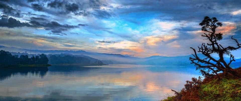 Umiam Lake in Meghalaya