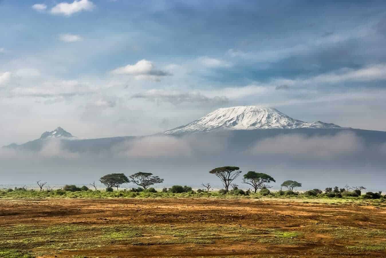 View of Kilimanjaro from Amboseli National Park, Kenya