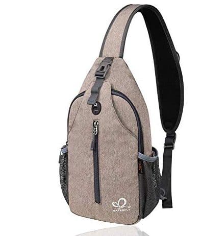 WATERFLY Crossbody Sling Backpack Sling Bag Travel