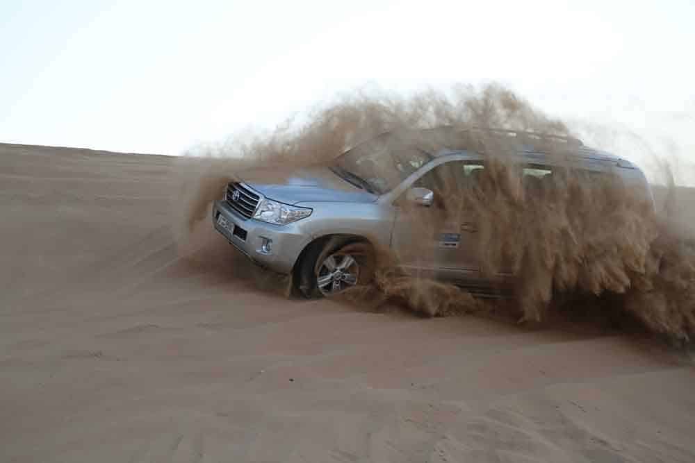 Driving across the dunes in Dubai is a great adventure