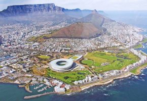 Cape Town from sky