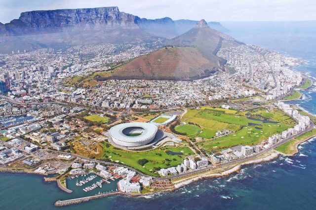 Cape Town from sky