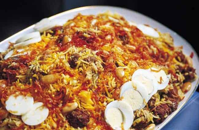 Kashmiri Biryani - cuisines in India