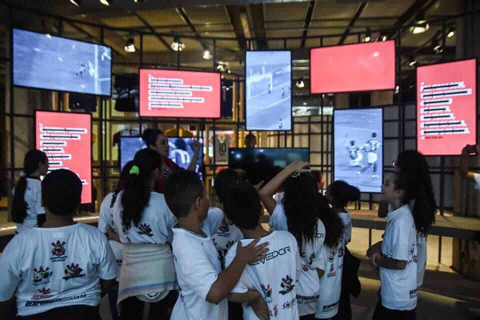 kids at museo-do-futebol-saopaulo-brazil