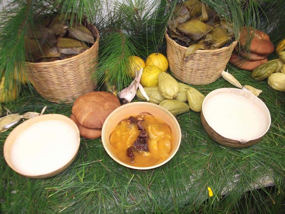 Ofrenda in San Juan Chamula, Chiapas