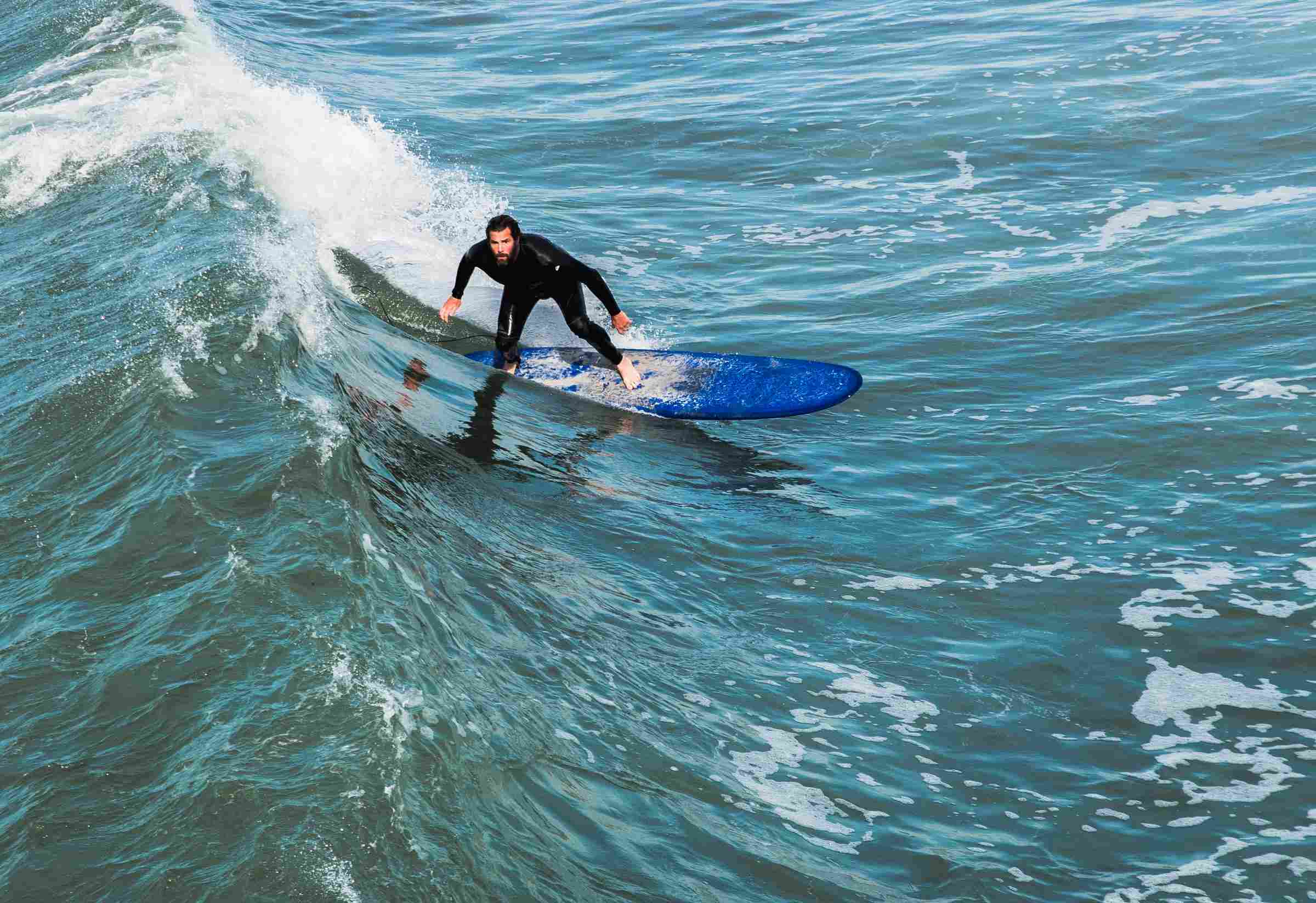 Surfing in San Diego